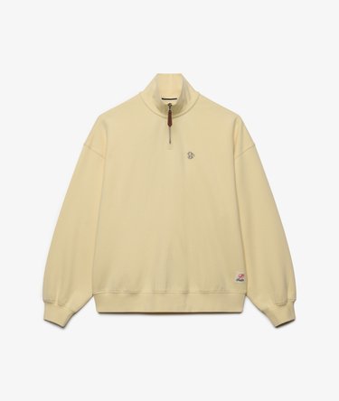 Luxe Casual Half Zip -collegepaita Rento Istuvuus Image 6