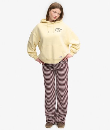 Luxe Casual Embroidered Relaxed Hoodie Image 3