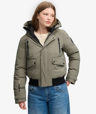 City Padded Bomber Jas Relaxed Pasvorm Image 5