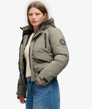 City Padded Bomber Jas Relaxed Pasvorm Image 2