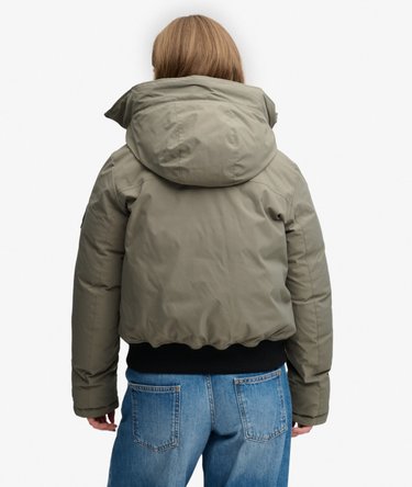 City Padded Bomber Jas Relaxed Pasvorm Image 6