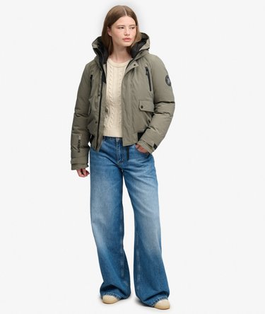City Padded Bomber Jas Relaxed Pasvorm Image 3