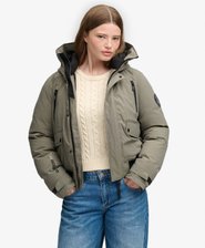 City Padded Bomber Jas Relaxed Pasvorm