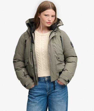 City Padded Bomber Jas Relaxed Pasvorm Image 1
