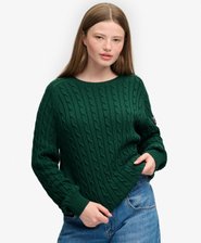 Slouchy Cable Knit Jumper