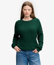 Slouchy Cable Knit Jumper