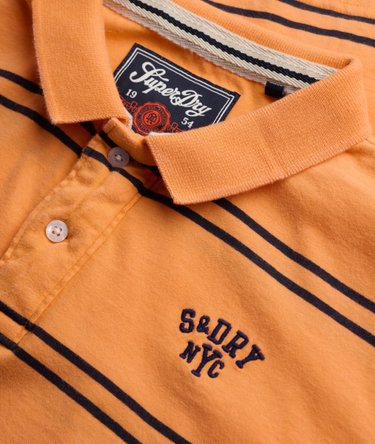 Vintage Stripe Jersey Poloshirt Image 5