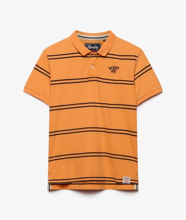 Vintage Stripe Jersey Poloshirt Image 6