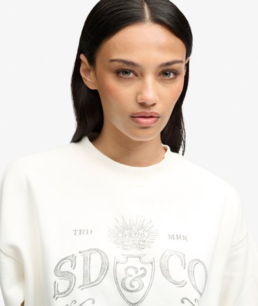 Sweatshirt Vintage Workwear &agrave; Col Rond Image 4