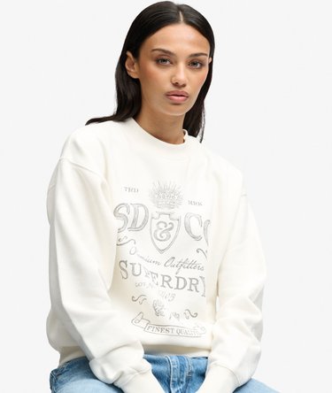 Sweatshirt Vintage Workwear &agrave; Col Rond Image 2