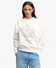 Sweatshirt Vintage Workwear &agrave; Col Rond