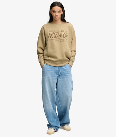 Industry Worker Loose Crew Sweatshirt Image 3