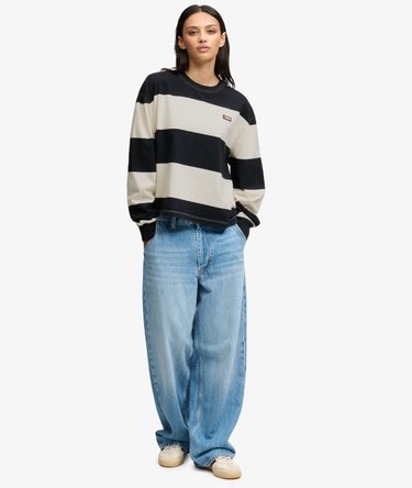 Athletic Essentials Sweatshirt mit Oversized-Passform Image 3
