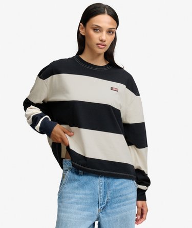 Athletic Essentials Sweatshirt mit Oversized-Passform Image 1