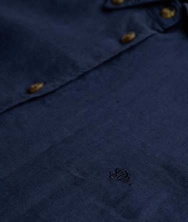 Premium Linen Button Down Slim Shirt Image 6