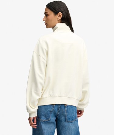 Ornate Script Half Zip Sweatshirt Image 5