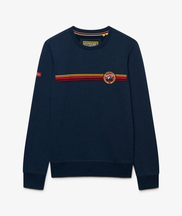 Outdoor Stripe Logo Sweatshirt Afslappet Pasform Image 7