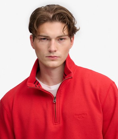 Essential Serif Logo Half Zip Sweatshirt Image 4