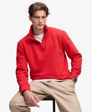 Essential Serif Logo Half Zip Sweatshirt