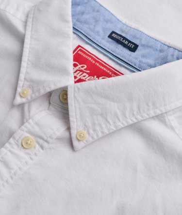 Chemise Oxford Preppy Manches Longues Coupe D&eacute;contract&eacute;e Image 7