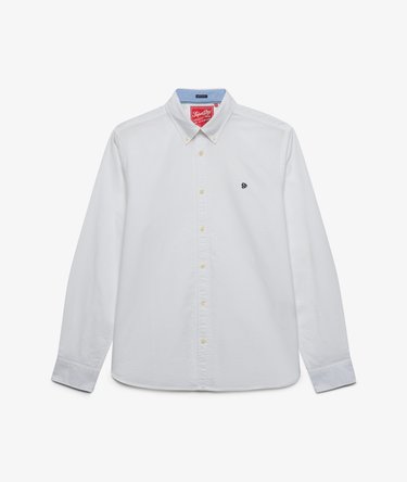 Chemise Oxford Preppy Manches Longues Coupe D&eacute;contract&eacute;e Image 6