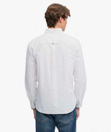 Chemise Oxford Preppy Manches Longues Coupe D&eacute;contract&eacute;e Image 5