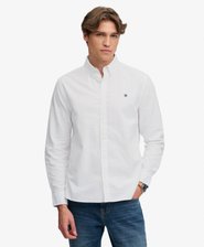 Chemise Oxford Preppy Manches Longues Coupe D&eacute;contract&eacute;e