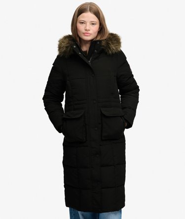 Manteau Everest Longline Puffer coupe ajust&eacute;e Image 4