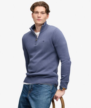 Pull Maille Demi-Zip Coupe Ajust&eacute;e Image 2