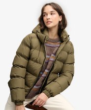 Manteau matelass&eacute; &agrave; capuche Sport
