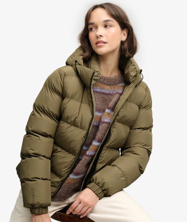 Kapuzen-Sportpufferjacke Image 2
