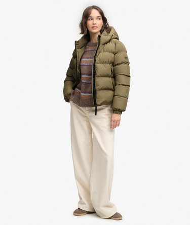 Kapuzen-Sportpufferjacke Image 3