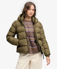 Manteau matelass&eacute; &agrave; capuche Sport