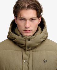 Premium Hooded Check Puffer Jacket
