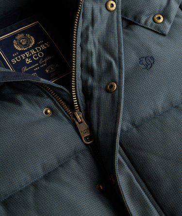 Giacca Puffer a Quadri con Cappuccio Premium Image 7