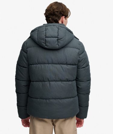 Giacca Puffer a Quadri con Cappuccio Premium Image 6