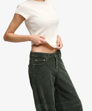 Mid Rise Baggy Jumbo Cord Pants
