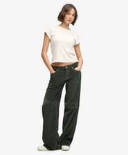 Mid Rise Baggy Jumbo Cord Pants