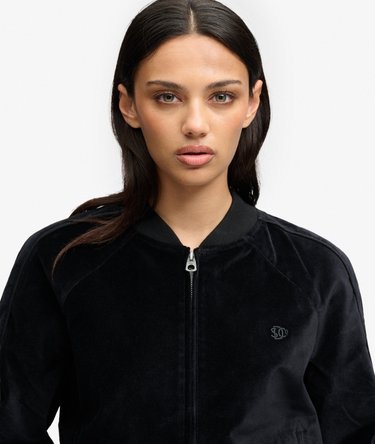 Velvet Bomber Jacket Image 4