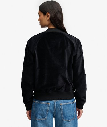 Velvet Bomber Jacket Image 5