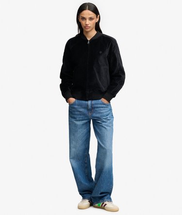 Velvet Bomber Jacket Image 3
