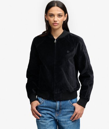 Velvet Bomber Jacket Image 1