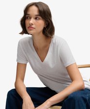 Studios Slub T-Shirt mit Stickerei