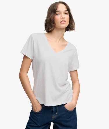 Studios Slub T-shirt met Borduursel Image 1