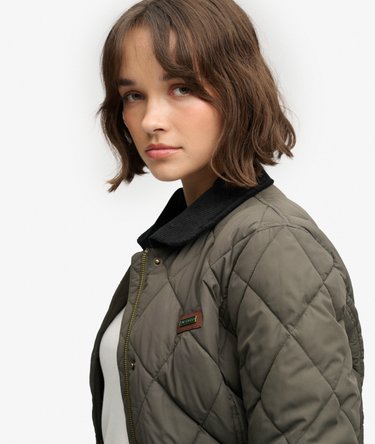 Cord Trimmed Liner Jacket Image 3