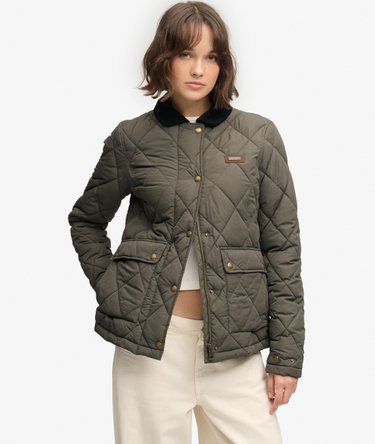 Cord Trimmed Liner Jacket Image 4