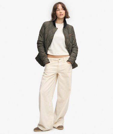 Cord Trimmed Liner Jacket Image 2