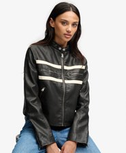 Moto Faux Leather Jacket