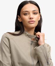 Moto Check Jacket