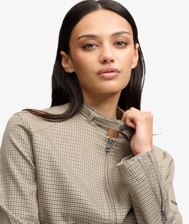 Moto Check Jacket Image 4